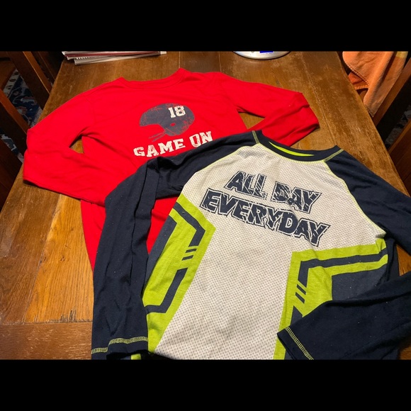 Cherokee Pajamas Target Boys Pajama Tops Long Sleeve Lot Of 2 Size